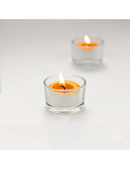Tealight candles glass holder