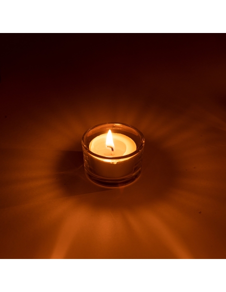 Tealight candles glass holder