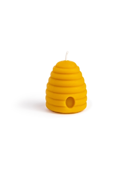Natürliche Bienenwachs-Zierkerze - Swarm Candle