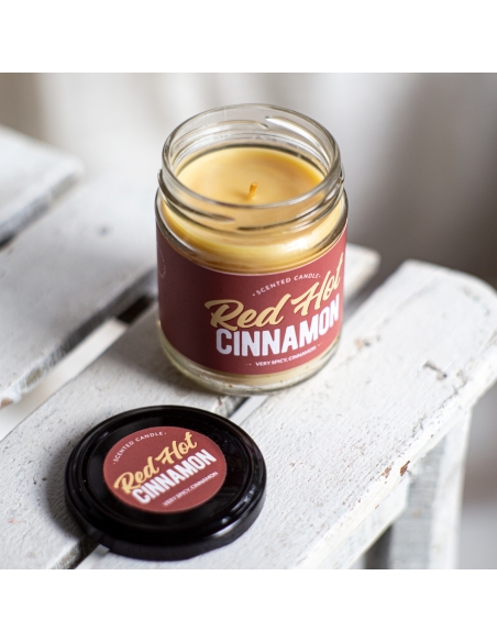 Cinnamon Scented duftende natürliche Bienenwachskerze, Glas