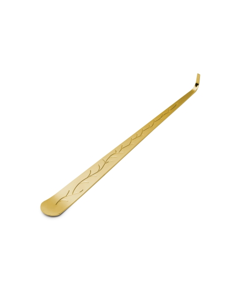 Hakenzange für Kerzendochte - ornamental, gold