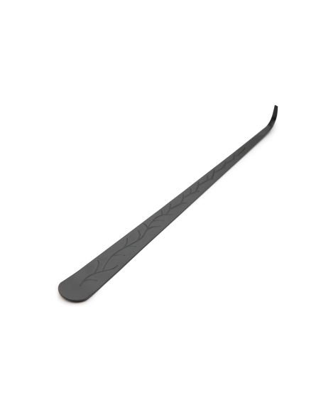 Candle wick dipper hook tool - ornamental, black