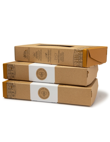 Natürliche Bienenwachs Teelicht Kerze - Aluminium Cup - 36pcs Box