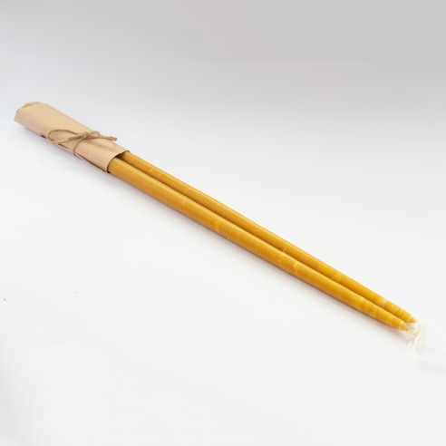 Getauchte Bienenwachskerzen - 44cm, 17"