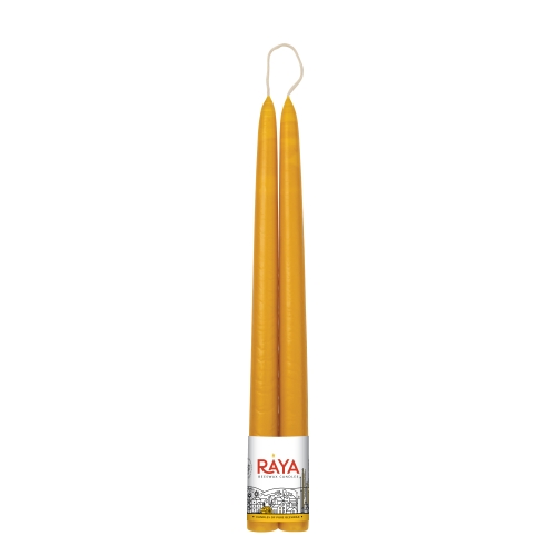 Klassische Spitzkerzen aus reinem Bienenwachs - 32 cm, 13"