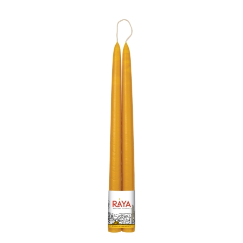 Klassische Spitzkerzen aus reinem Bienenwachs - 32 cm, 13"