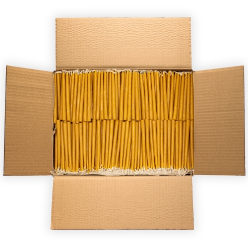 Natürliche Bienenwachs Hand-Dipped Chanukka-Kerzen - 13cm, 5"