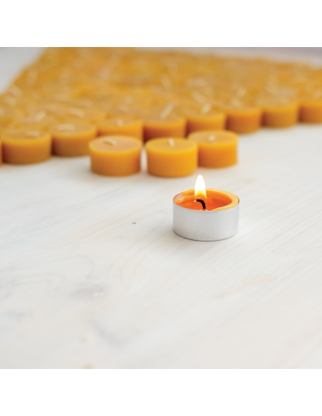 Pure Beeswax Tealight Candle refills, 336pcs box