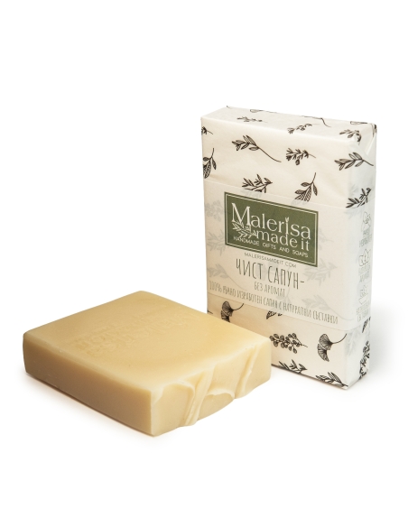Handmade soap bar, fragrance free