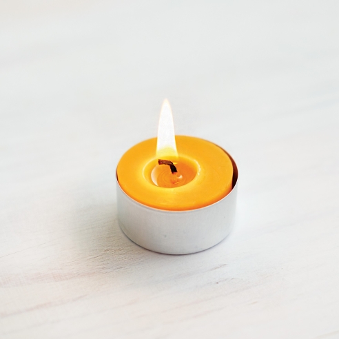 Natural Beeswax Tealight Candle - refills 12pcs box